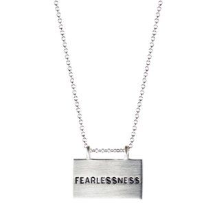 COPY - Me & Ro Fearlessness Pendant, sterling, 18…